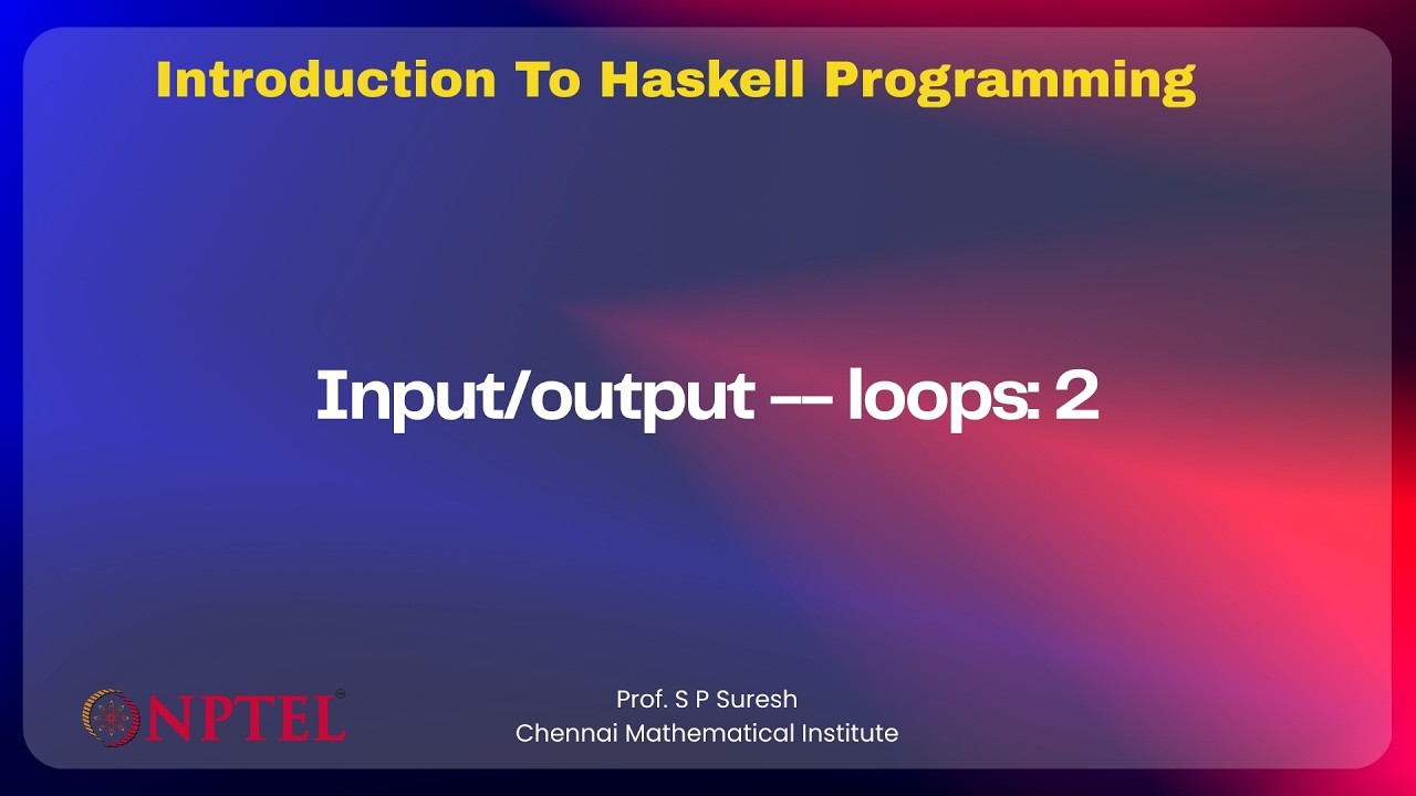 Input/output -- loops: 2