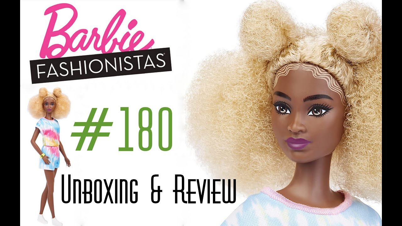 BARBIE FASHIONISTA #180 DOLL 👑 Edmond's Collectible World 🌎 Unboxing & Review Mattel 180