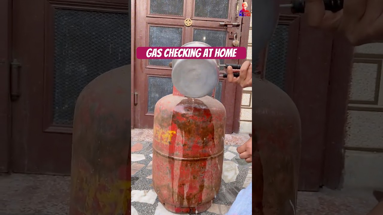 how much gas left in cylinder #lpg #cylinder