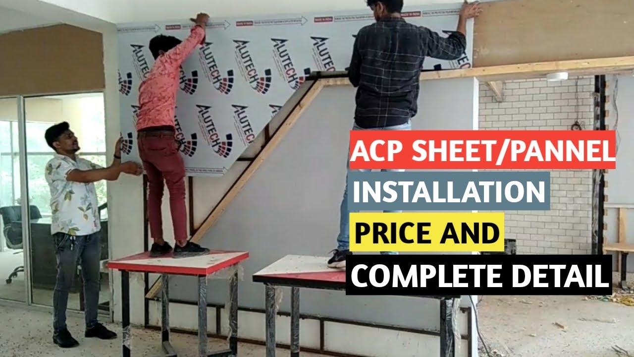 ACP Installation For Backlit Acrylic Letter and Other Branding Work