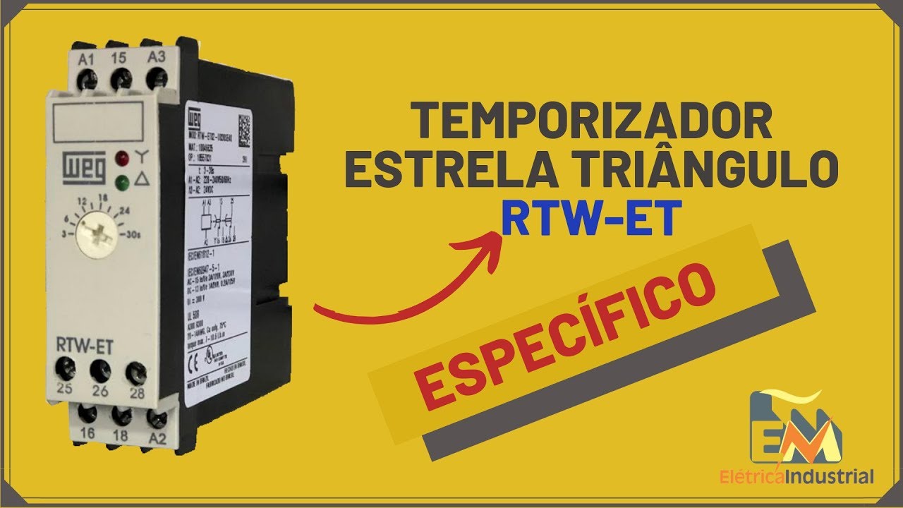 Você já usou este temporizador ? RTW-ET (Estrela Triângulo)