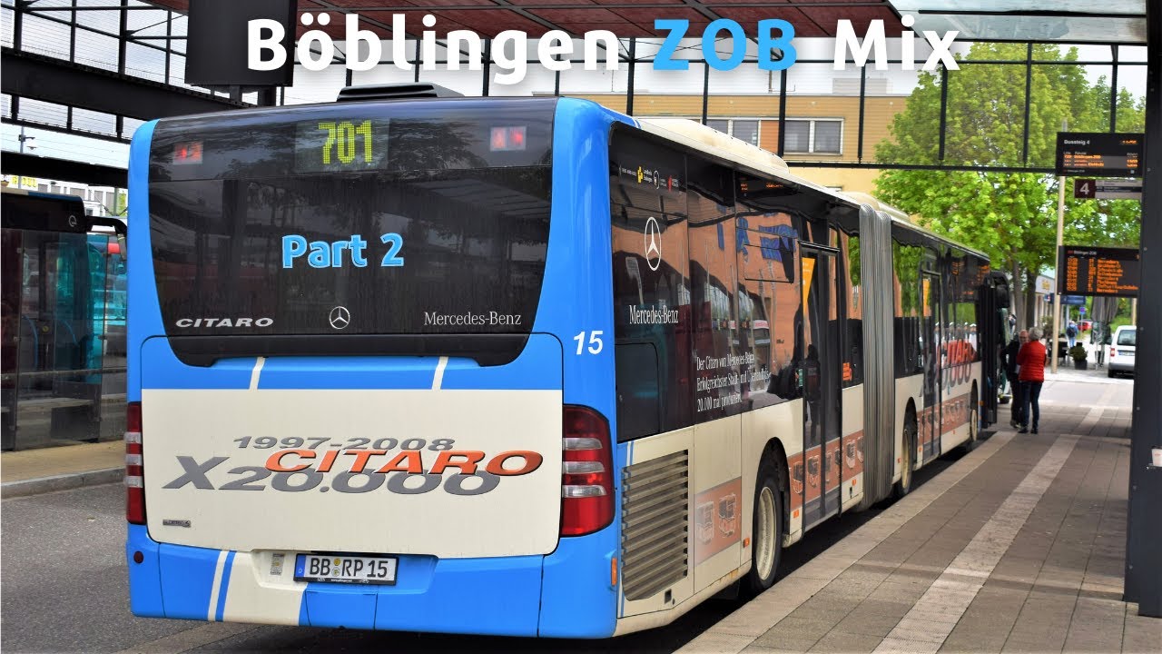 The 20.000th Citaro, MAN 18C Lion's City EfficientHybrid & more | Böblingen ZOB Mix Part 2