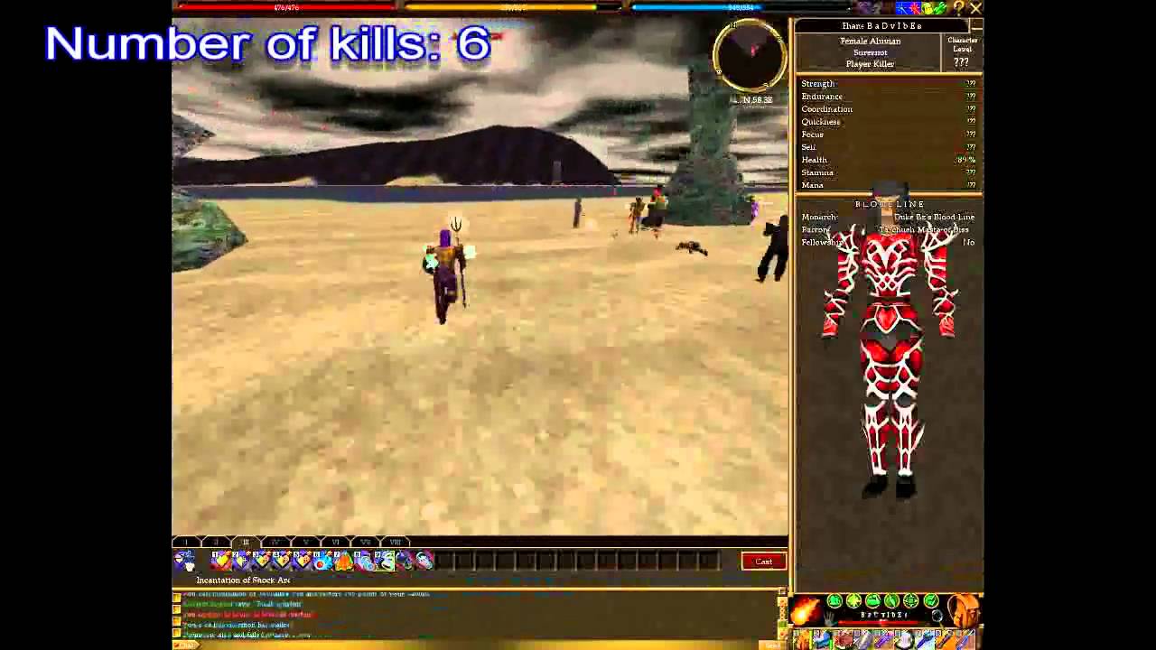 A few minutes of Darktide (Asheron's Call)
