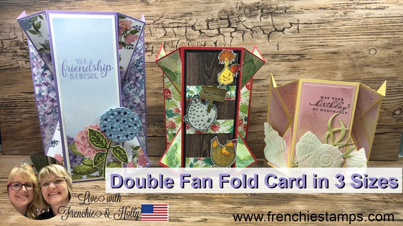 Double Fan Fold in 3 sizes