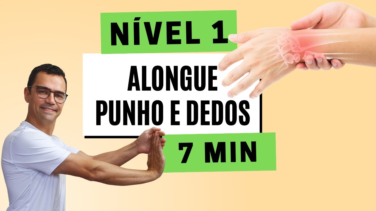 DOR NA MÃO COMO PREVENIR | Nível 1 | Alongamento para o Punho | Exercícios para Idosos