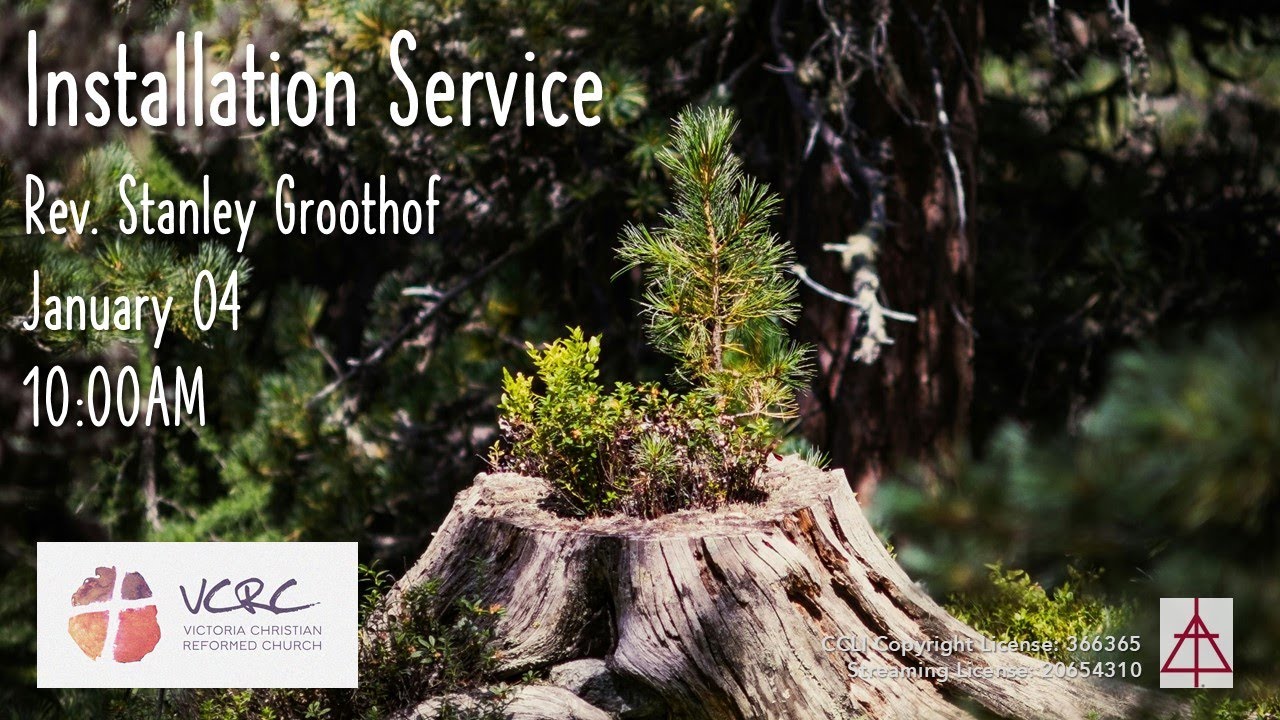 Victoria Christian Reformed Church Worship & Installation Service, January 04, 2026