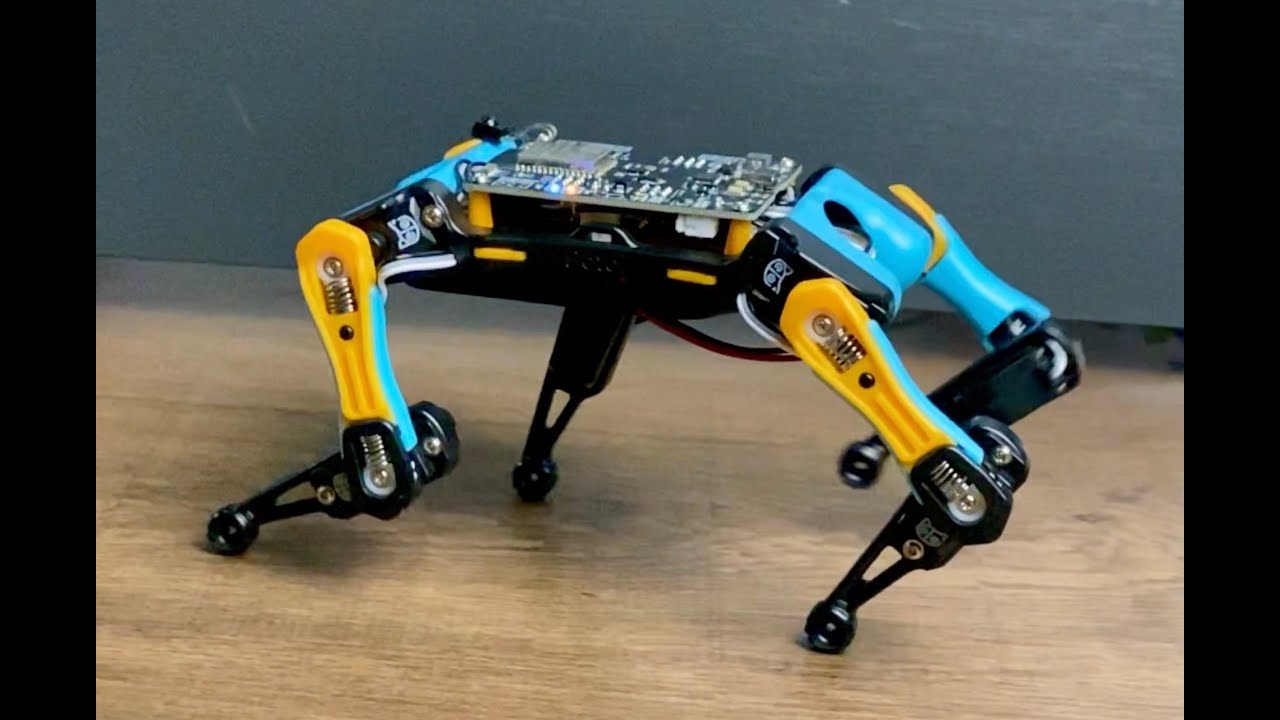 Petoi Bittle driven by BiBoard V0 | ESP32 controller board | PetoiCamp
