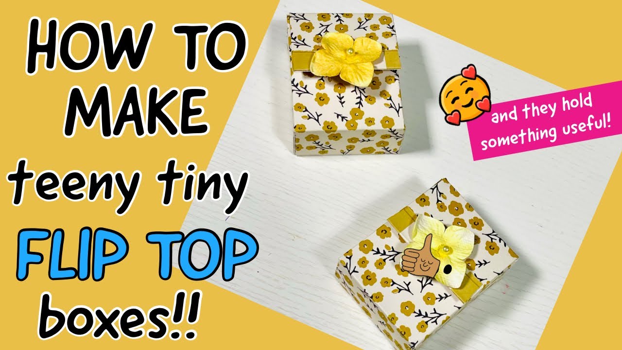EASY WAY TO MAKE A BOX! come see what’s inside/STOCKING STUFFER/CRAFT FAIR idea🥰