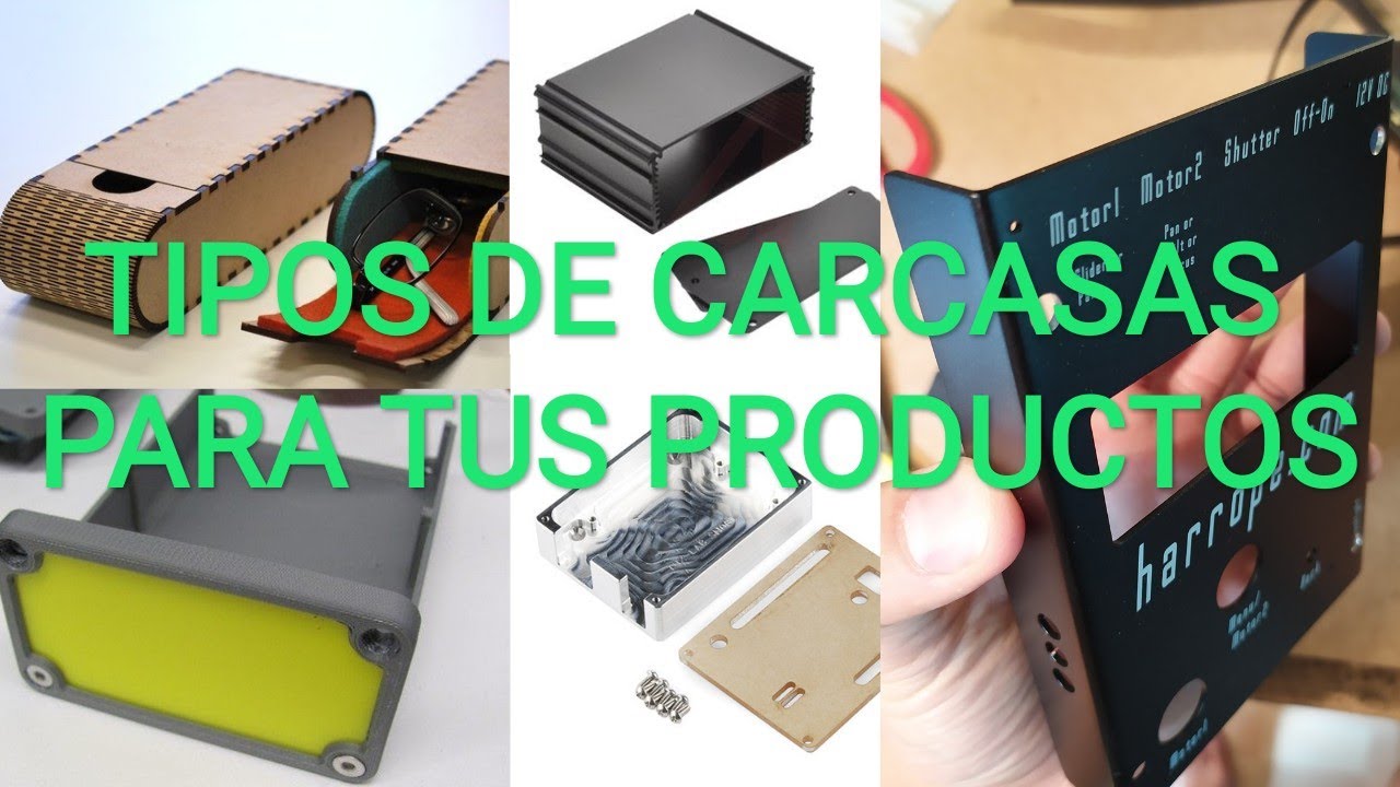 Tipos de carcasas para productos