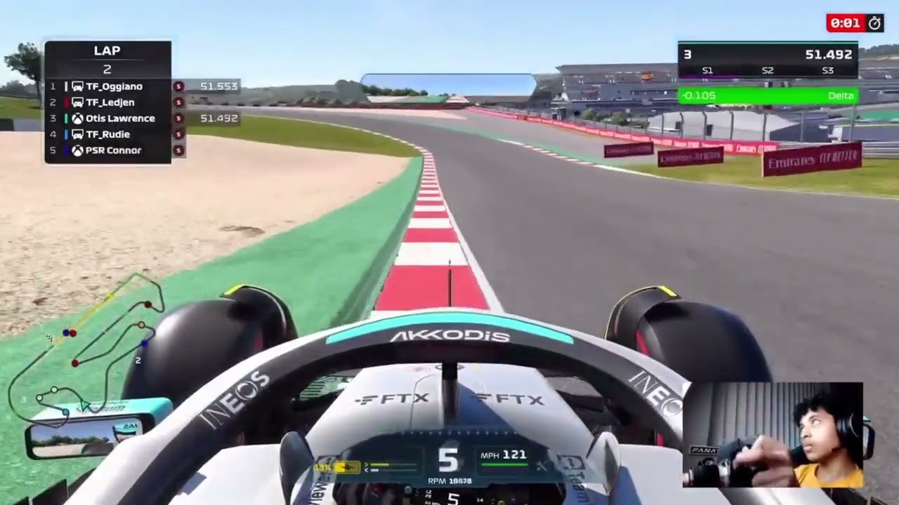 THE BEST F1 22 DRIVER OUTSIDE PC 👏 FRA ELITE's stunning Portimao pole lap