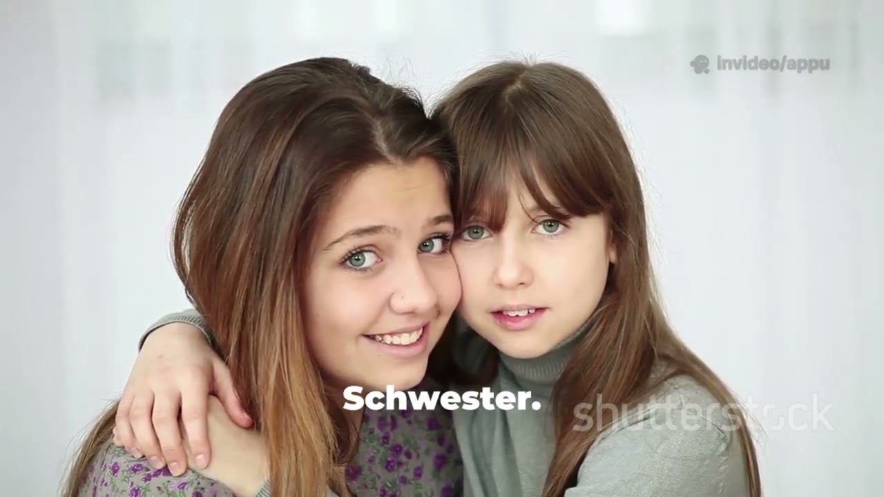 Familienmitglieder auf Deutsch lernen!