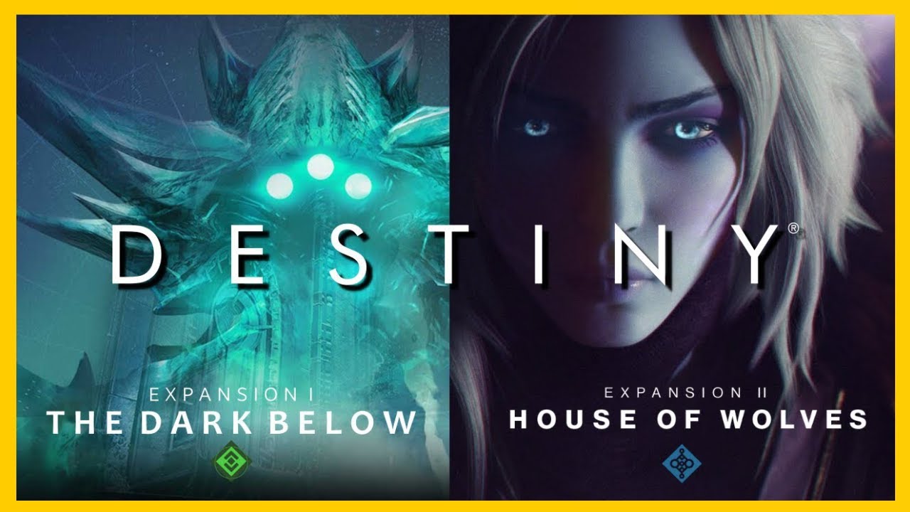 Destiny 1 - Dark Below & House of Wolves (Destiny 1 History)