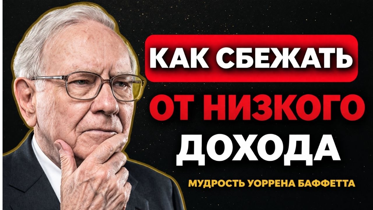 Уоррен Баффетт: Как выбраться из низкого дохода (Цикл бедности)