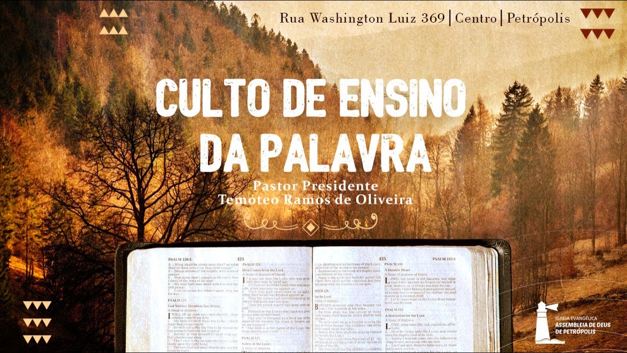 Culto de Ensino da Palavra | AD Petrópolis | 23/01/2026