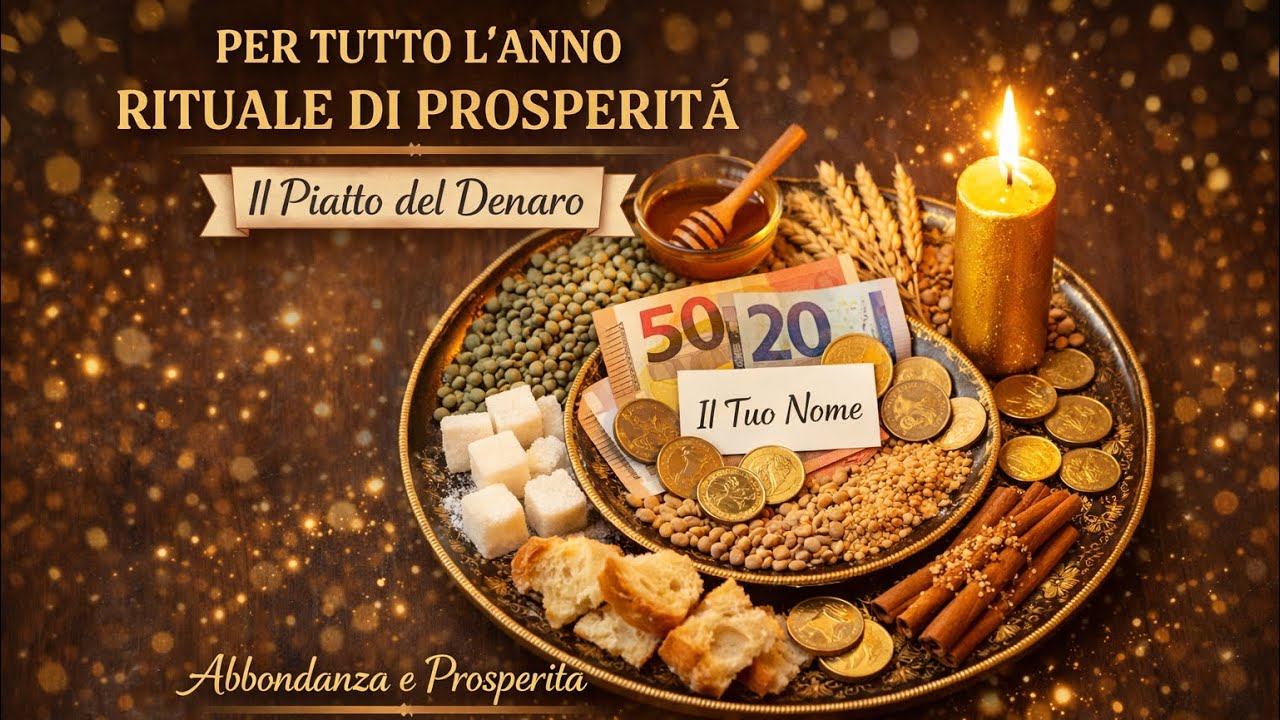 Il Piatto del Denaro: scopri il rituale che attrae soldi e opportunit&agrave; tutto l&rsquo;anno