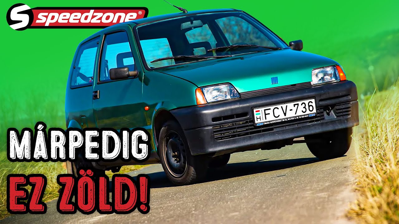 Fiat Cinquecento (1995): Márpedig ez zöld! - Speedzone használtteszt