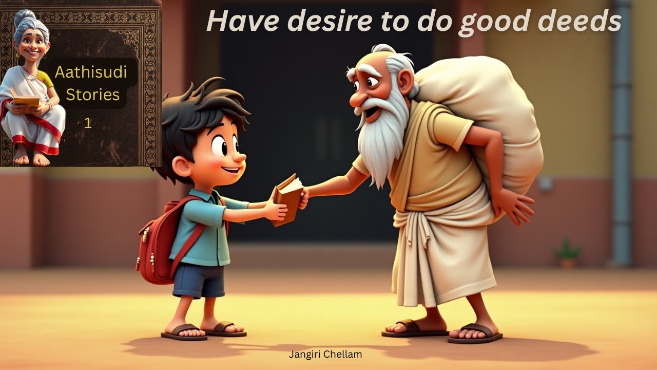 1.Love to do good deeds | Avvaiyar Aathichudi Moral Story | 3D cartoon Videos | Animation stories