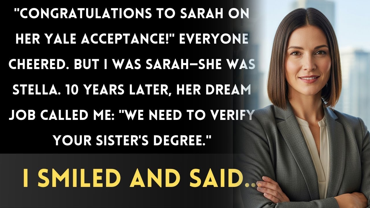 My Twin Sister Stole My Full Scholarship—But She Forgot I Kept the Receipts