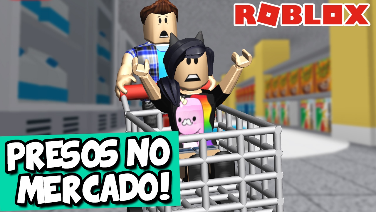 FICAMOS PRESOS NO MERCADINHO! - Roblox (Escape the SuperMarket)