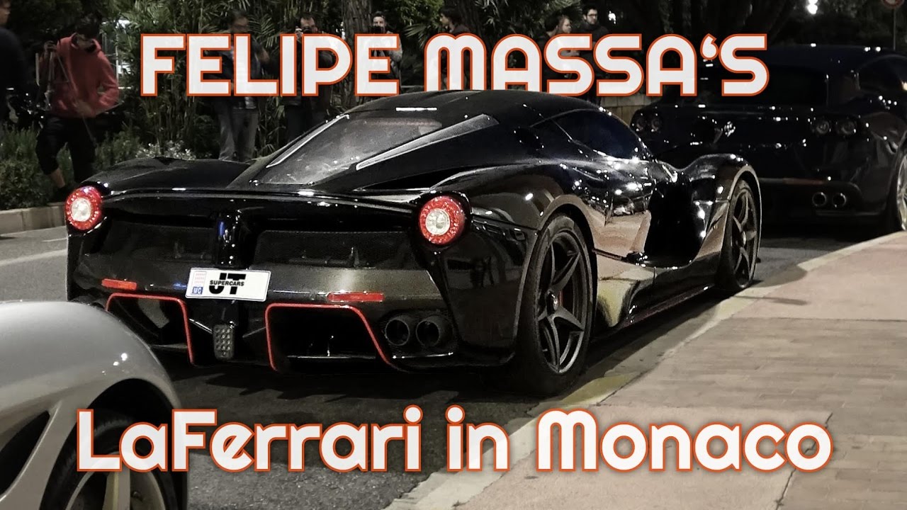 Ferrari LaFerrari driving crazy in Monaco 2017. (Acceleration and Wheelspin)