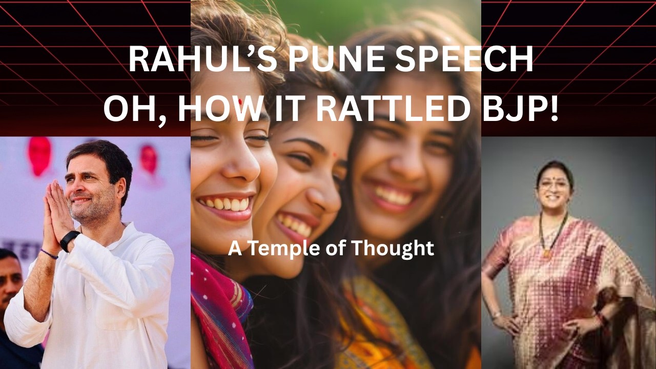 RAHUL GANDHI'S PUNE SPEECH- WHY IT RATTLED BJP 