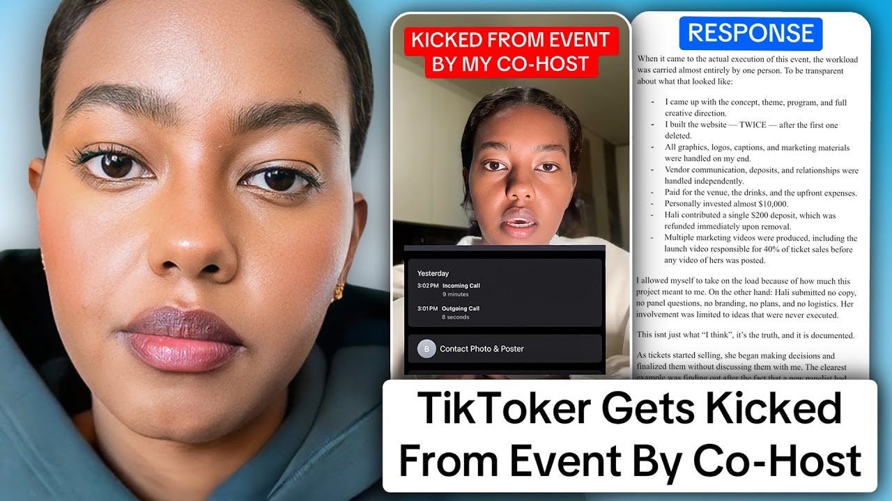 TikToker выгнала с мероприятия соведущая за нелепую ситуацию