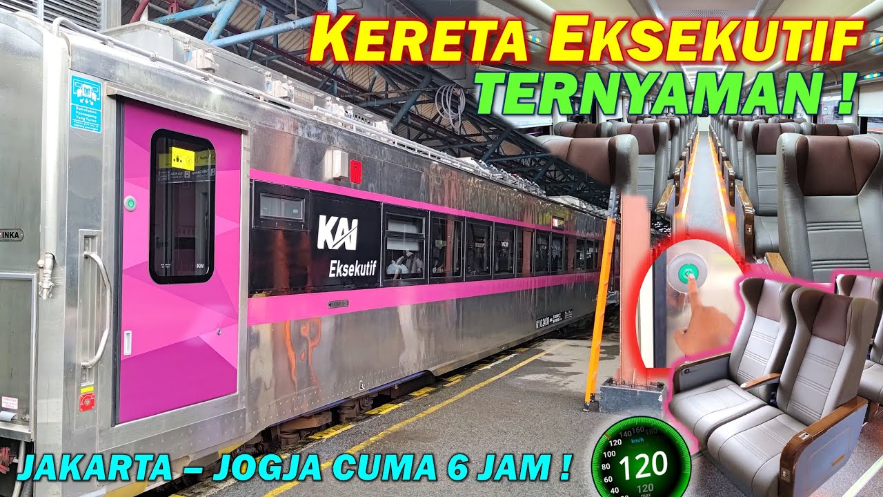KERETA API EKSEKUTIF TERNYAMAN !! NAIK KA TAKSAKA NEW GENERATION JAKARTA JOGJA, TIKET PROMO 300 RIBU