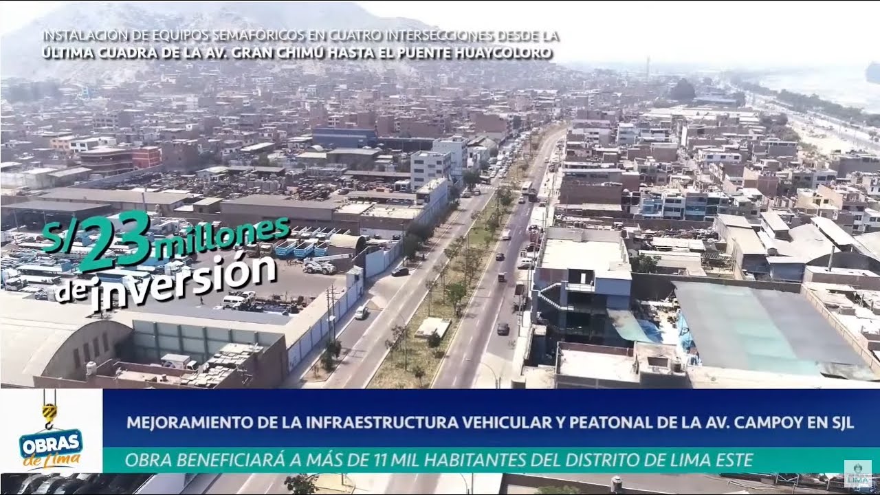 Martes 24 de agosto - Obras de Lima