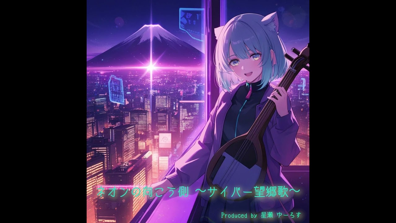 【ボカロサイバー演歌】ネオンの向こう側 〜サイバー望郷歌〜 (AI Music)