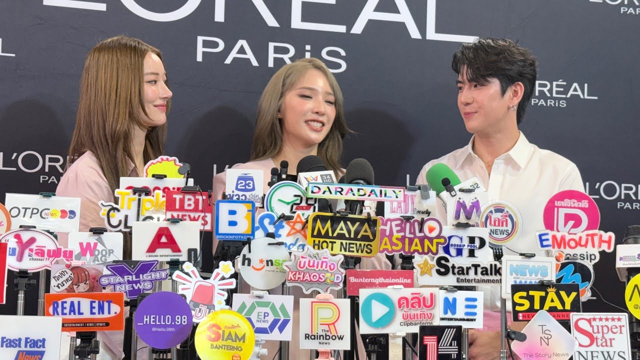 [Live🔴] สัมภาษณ์ #ซีทวินันท์ #แจนจิงจิง ในงาน LOreal Paris Glycolic Universe