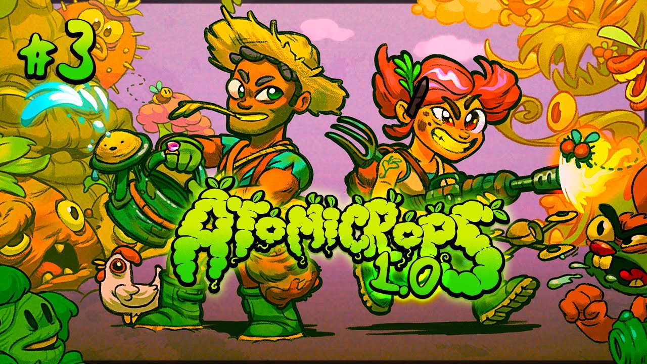 Let's Play Atomicrops: New Challenge Character, Robusta! - Episode 3