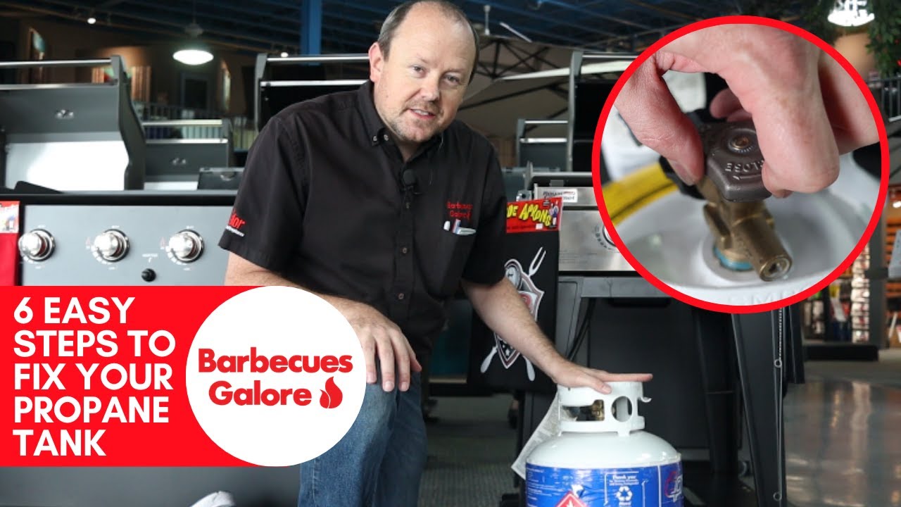 Как починить баллон с пропаном за 6 простых шагов | Barbecues Galore