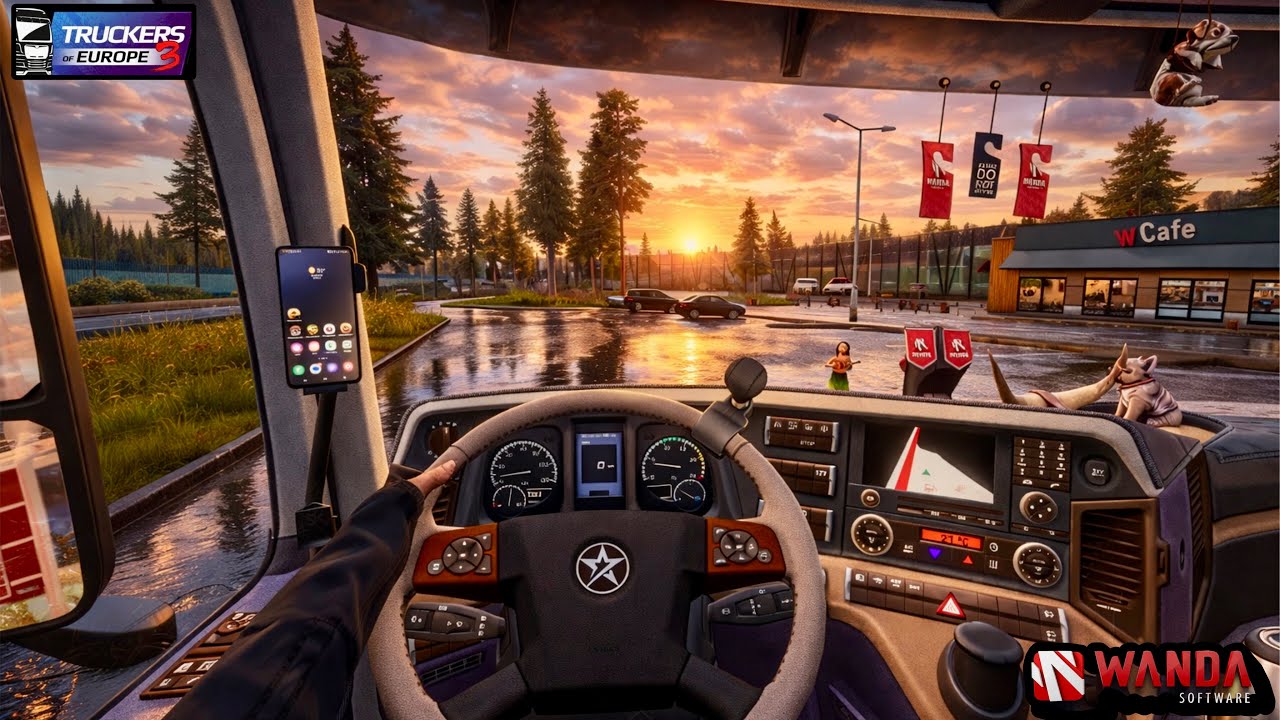 Truckers of Europe 3 |  early morning countryside village delivery | Realistic hd gameplay 