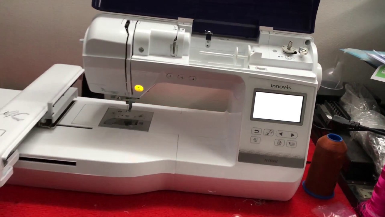 `Brother embroidery NV800E trainning
