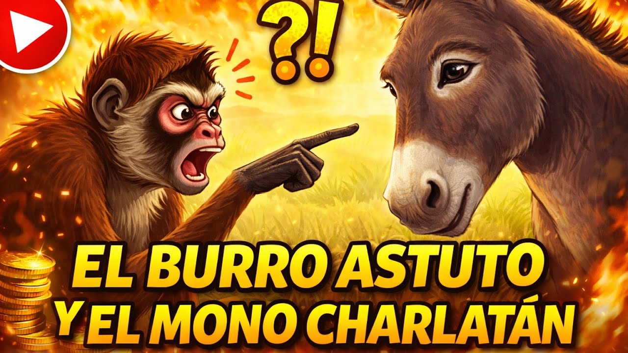 EL BURRO ASTUTO Y EL MONO CHARLATÁN 