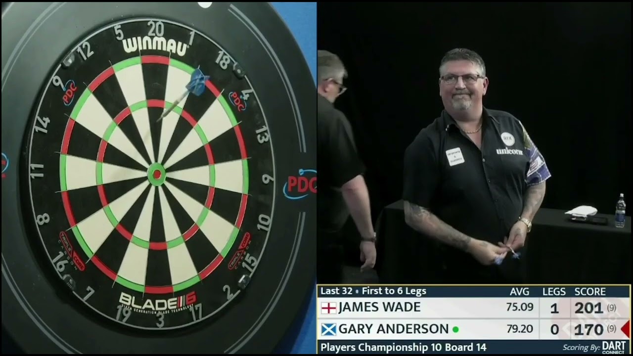 Gary Anderson vs James Wade | Players Championship 10 2025 🎯