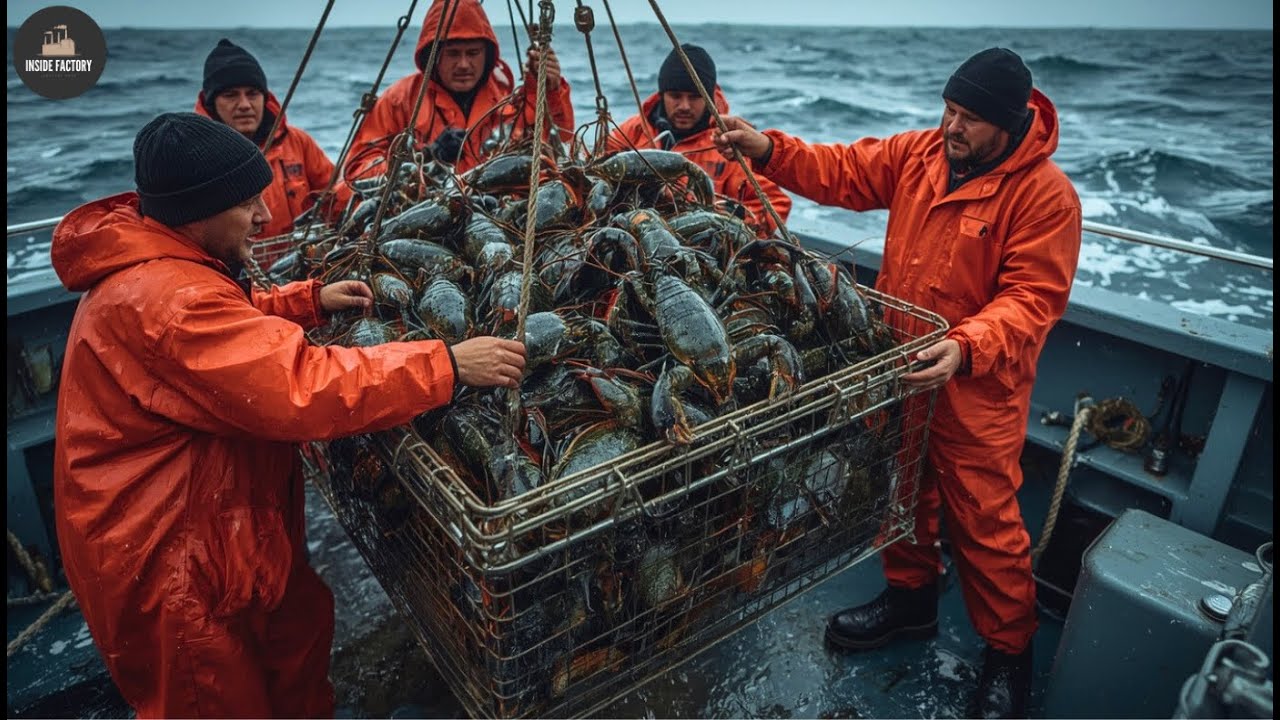 How Millions of Giant Lobsters Are Raised and Caught – Fishermen's Secrets
