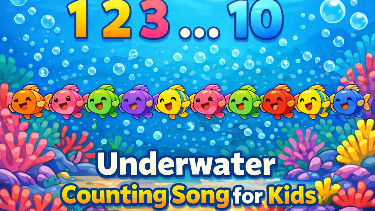 🐬 Underwater Counting Song for Kids 👉 Fun Learning for Kids# Count to 10