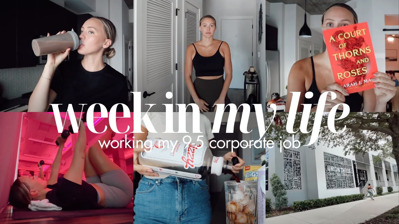 WORK WEEK IN MY LIFE 💻 Realistic days as a data analyst, healthy routines, staying balanced, & more!
