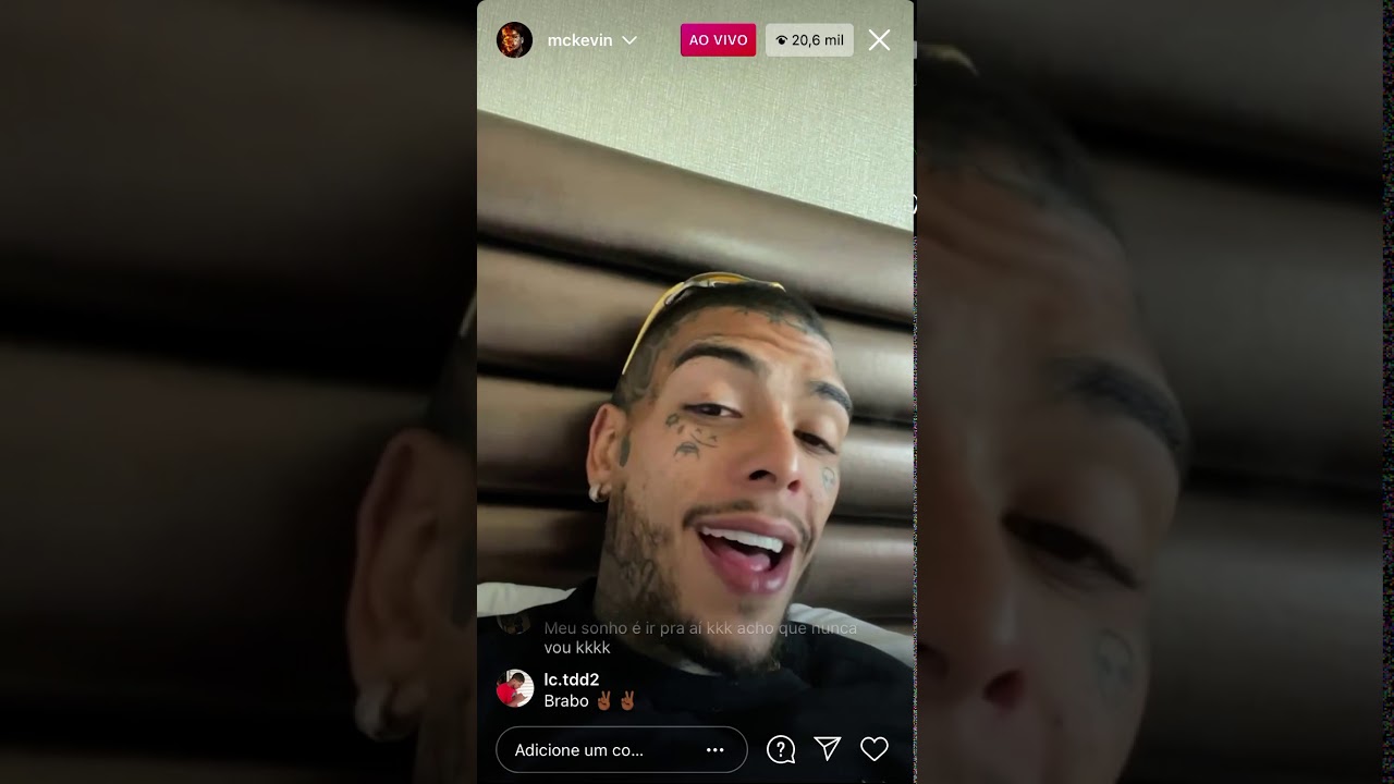 🛑🛑🛑 Mc Kevin faz Live falando que não quer mais perreco 🛑🛑🛑