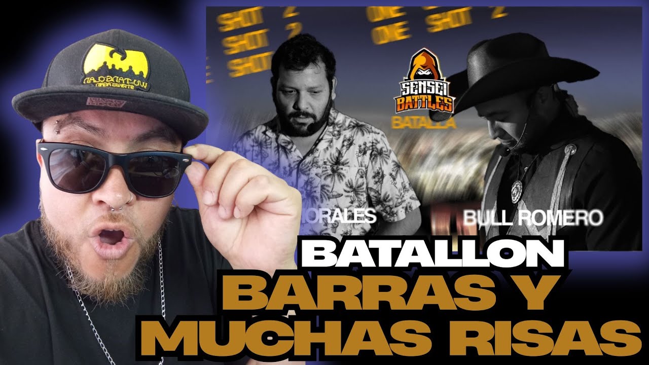 Reacción a  SENSEi BATTLES -TAVO MORALES vs BULL ROMERO - Años que no me reía tanto en una batalla