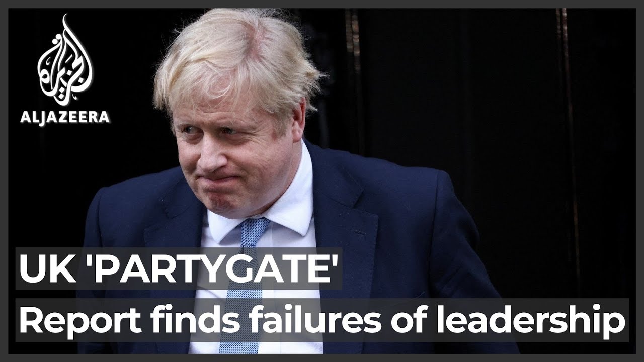 UK PM sorry for &lsquo;partygate&rsquo; as report slams leadership failures