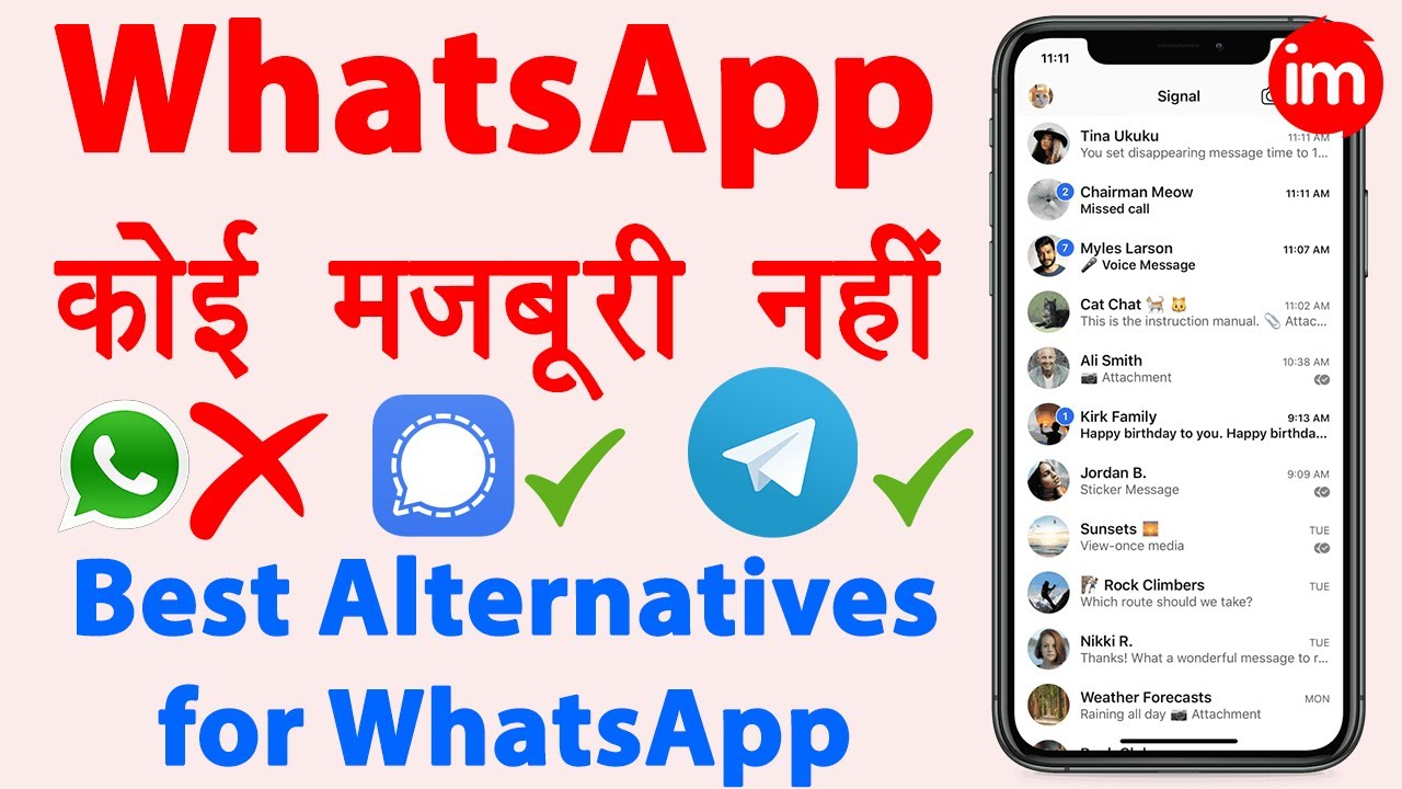 WhatsApp New Privacy Policy Update 2021 | signal app kaise use kare | best alternative of whatsapp