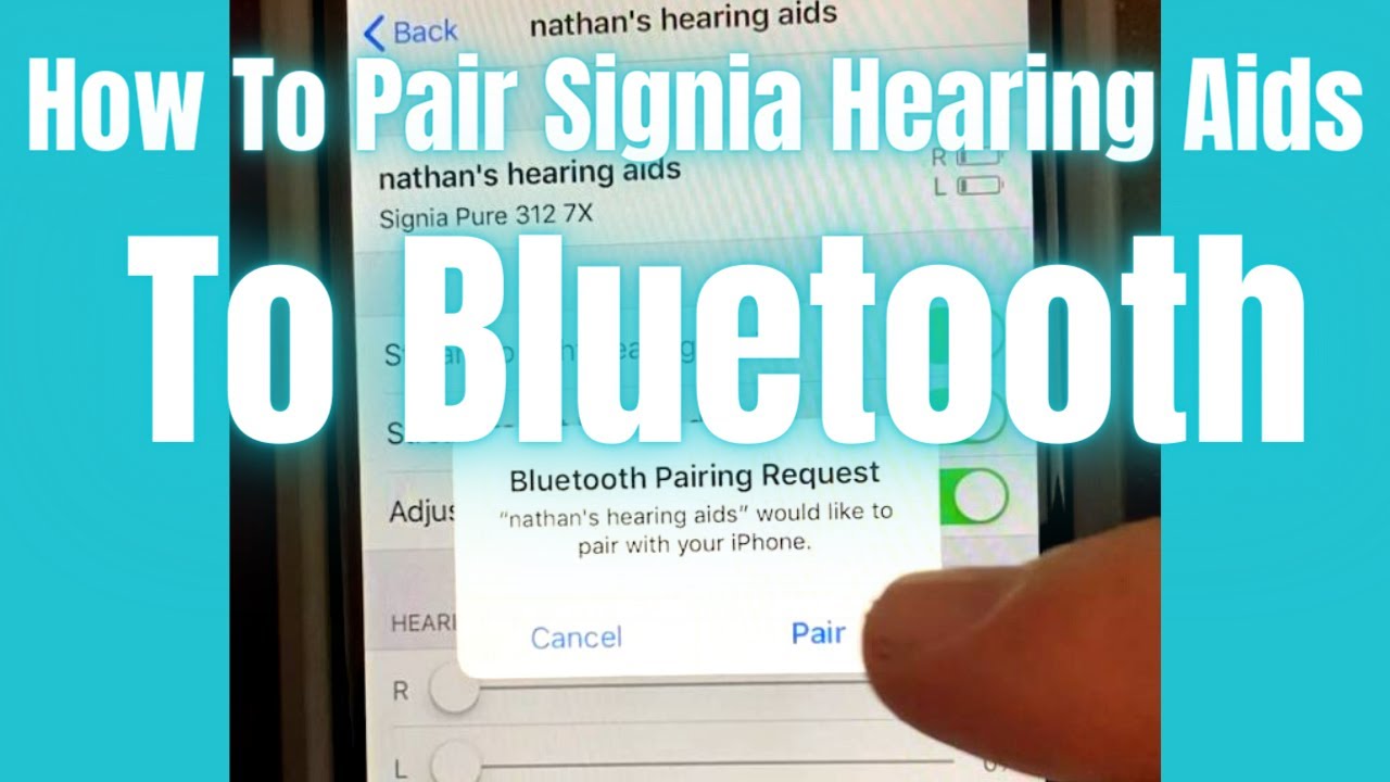 How to pair Signia hearing aids to Bluetooth