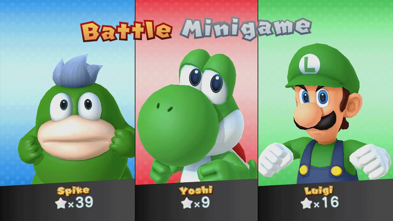 Mario Party 10 - Spike vs Yoshi vs Luigi - Haunted Trail