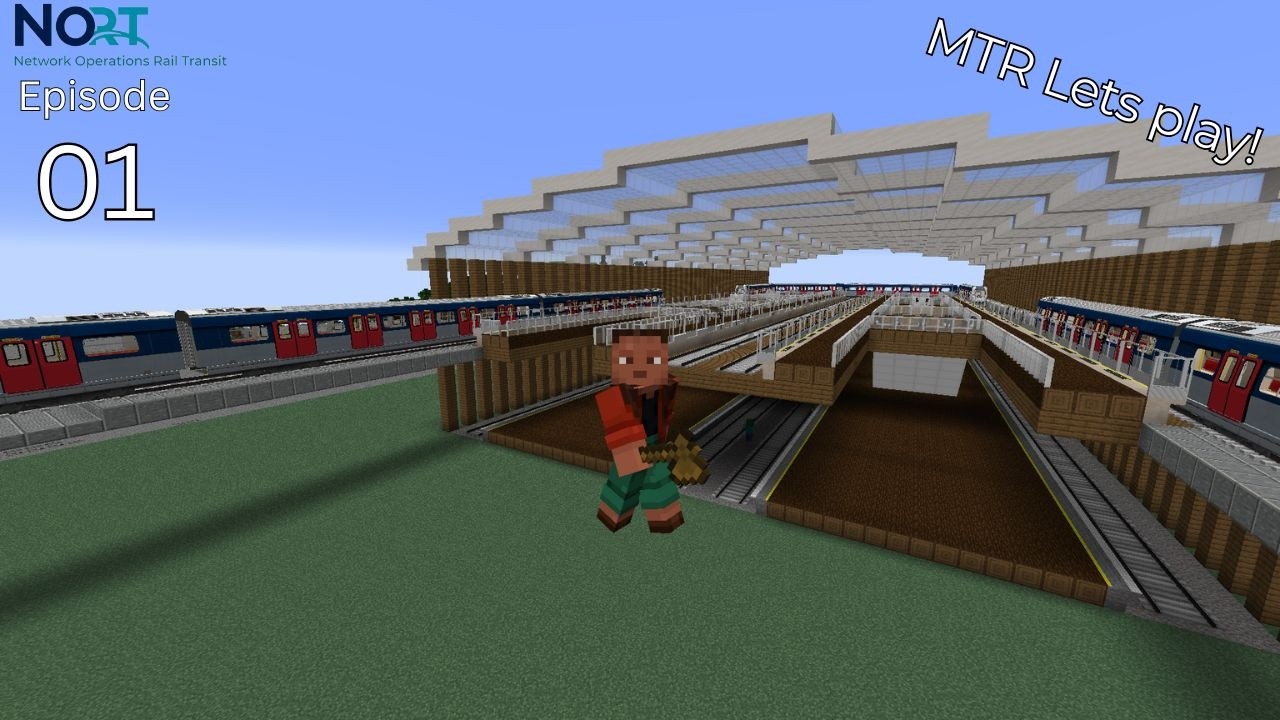 MTR Lets Play S1EP1 - Building the first Station!