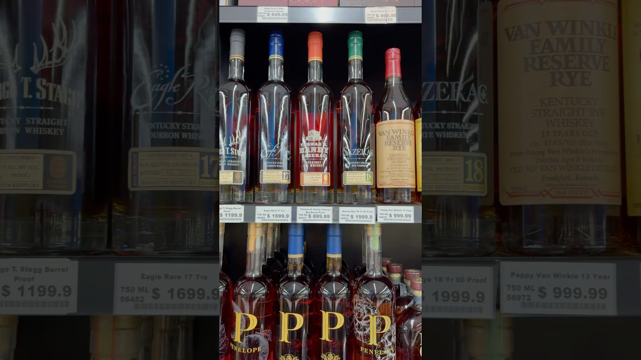 RAREST Whiskeys on One Shelf 2025!
