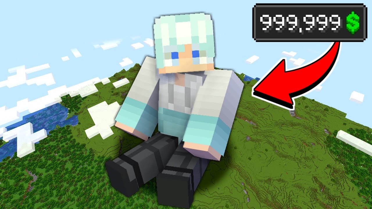 【マイクラ】お金が増えるたびに大きくなる世界