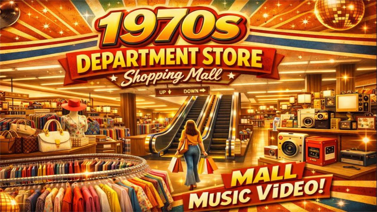 1970s Department Store Music  | Vintage Shopping Sounds | Retro Mall Ambience