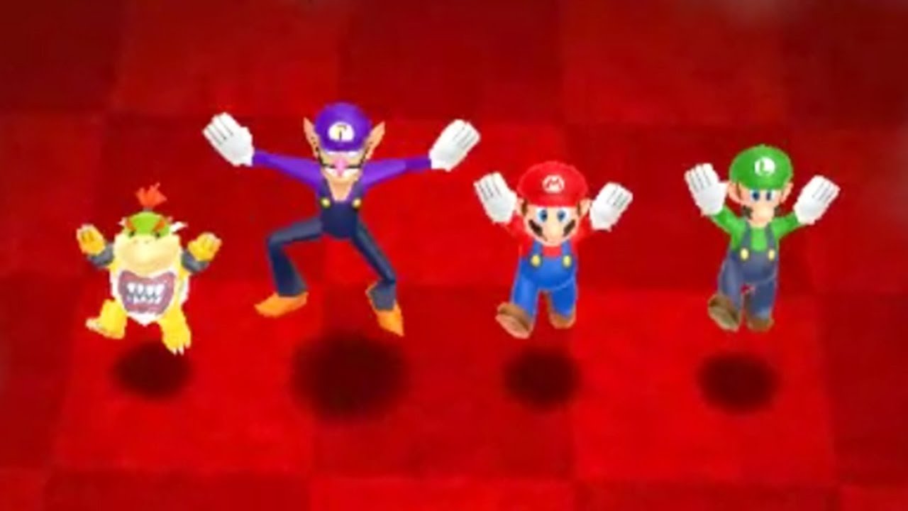 Mario Party Island Tour - Minigames #7 - Bowser Jr. vs Waluigi vs Mario vs Luigi (Master Cpu)